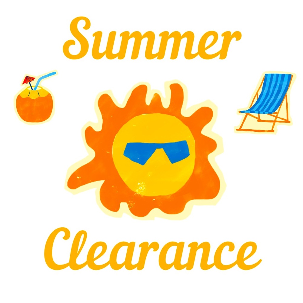 All LIVE SHOWS will have SUMMER CLEARANCE items! Stay tuned!!